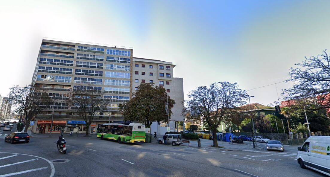Praza da Industria, Vigo, donde tuvieron lugar los hechos