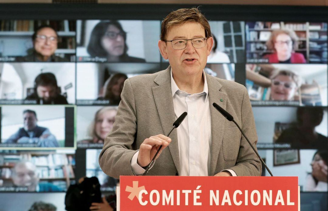 El president de la Generalitat y secretario general del PSPV-PSOE, Ximo Puig ha presidido este sábado el Comité Nacional del partido.