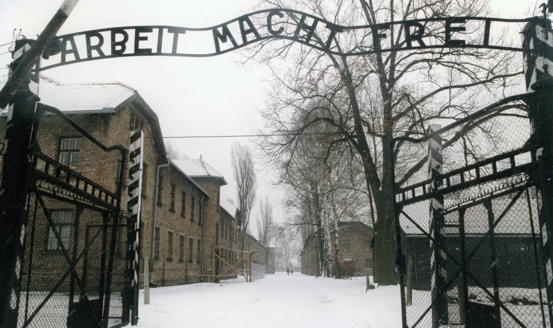 Entrada del campo de concentración de Auschwitz