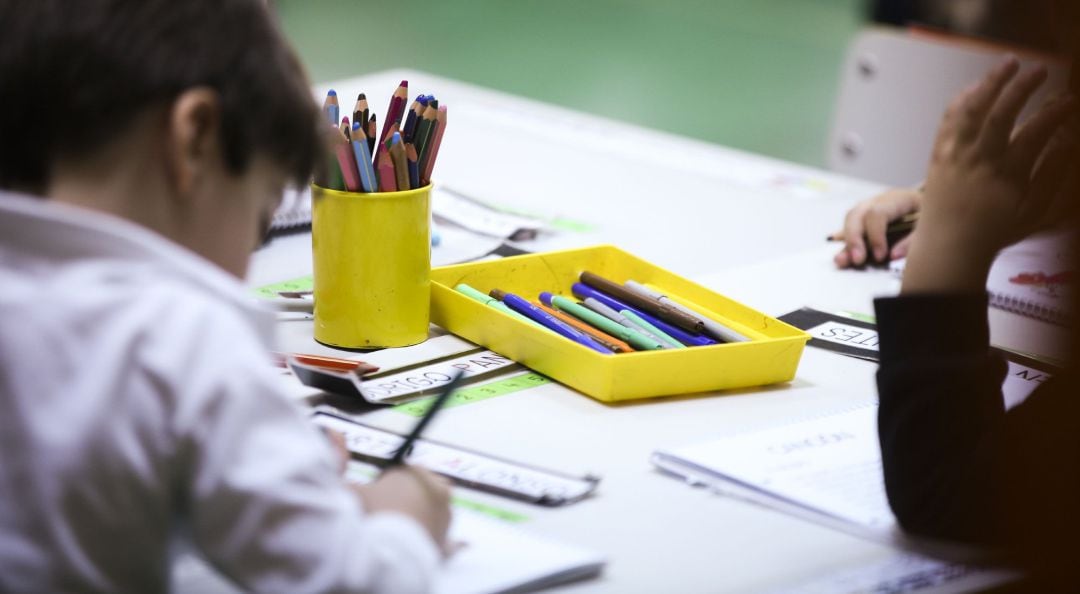 Niños en un colegio