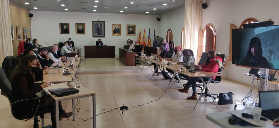 Imagen del pleno del Ayuntamiento de Sant Josep