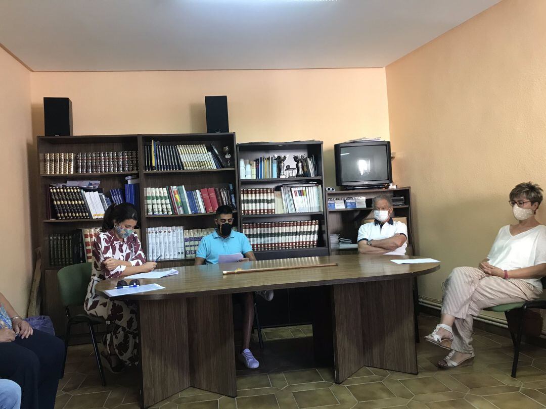 Imagen del Pleno que ha permitido la moción de censura del PP en Amusco