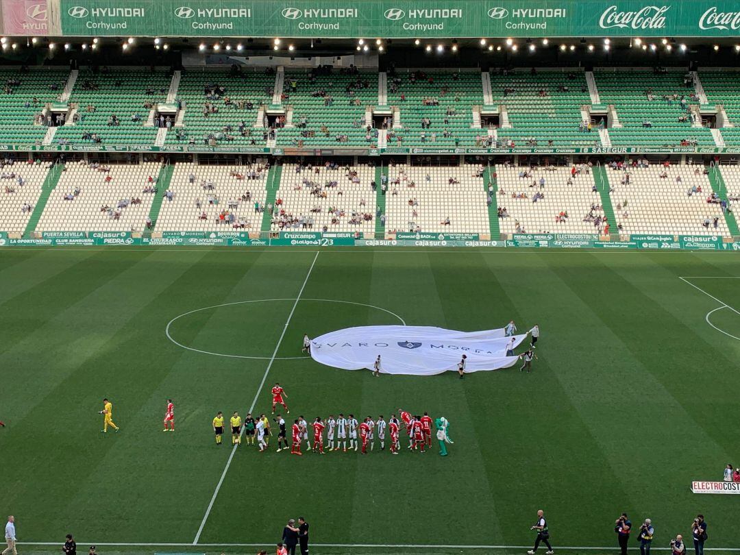 Aspecto del estadio antes del partido