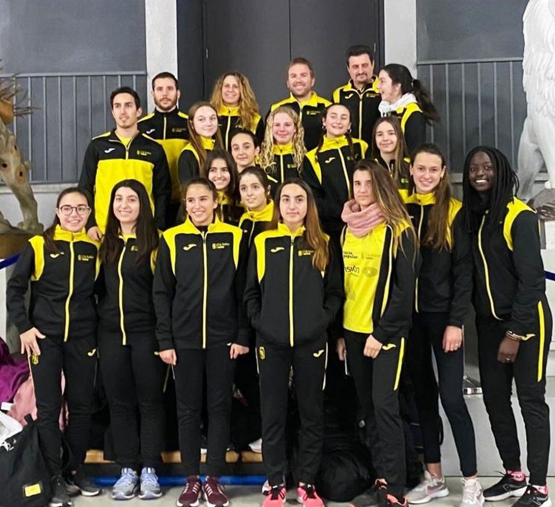 Equipo femenino cadete en Zaragoza