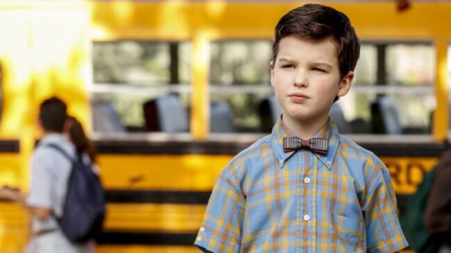 Iain Armitage en el papel de 'Young Sheldon'