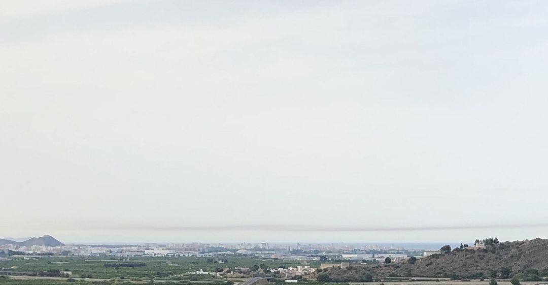 Una panorámica de la Safor en la tarde de este 12 de julio.