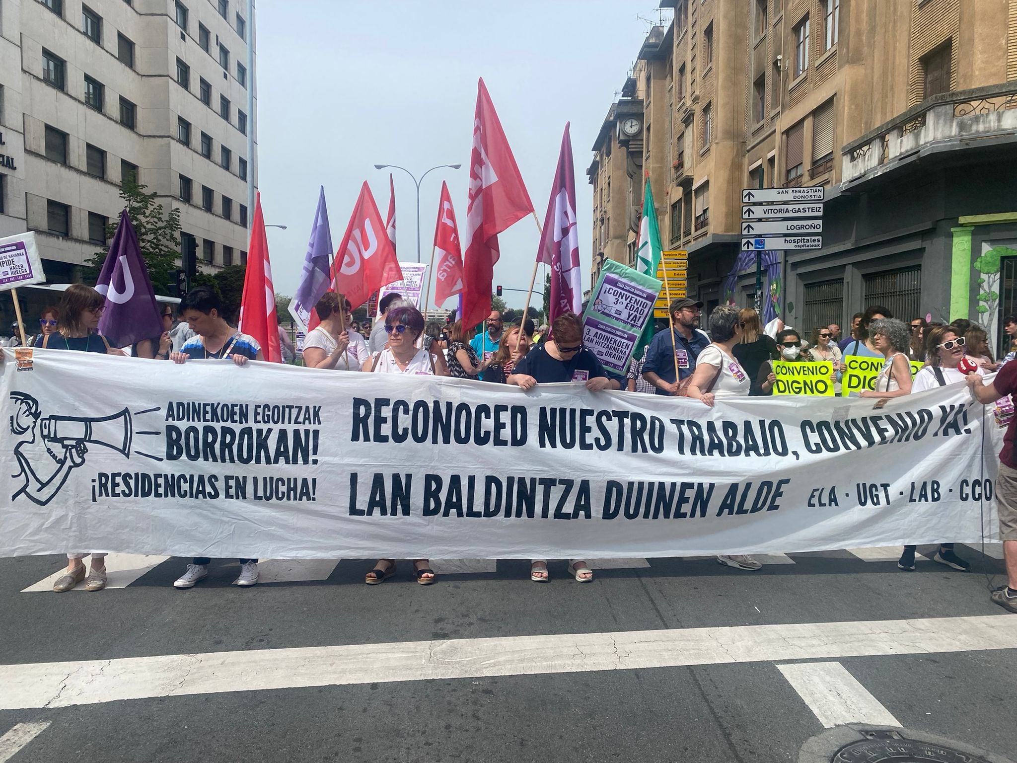 Sindicatos piden un primer convenio de residencias para mejorar las condiciones laborales de los y las cuidadoras