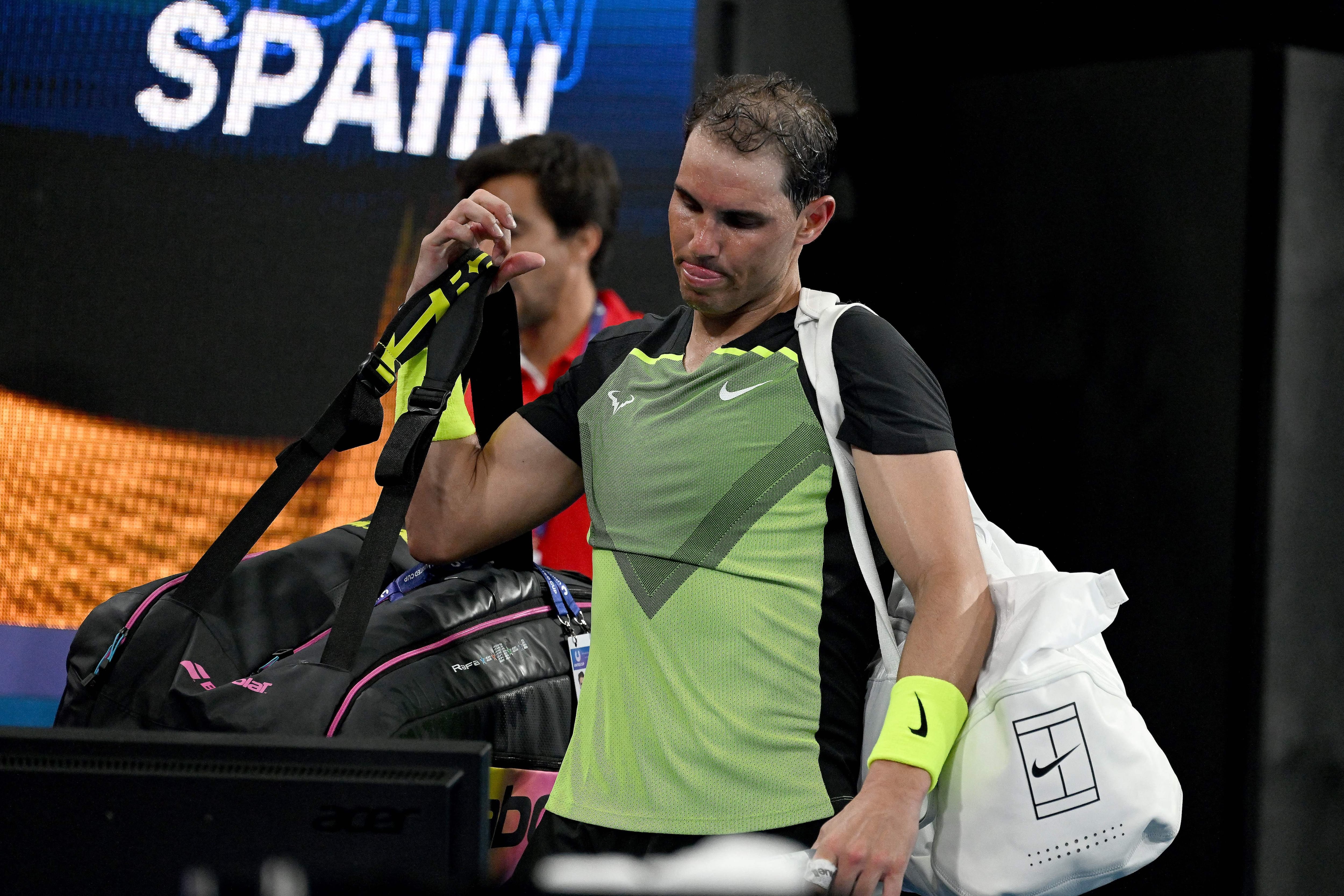 Nadal, tras perder contra Norrie.