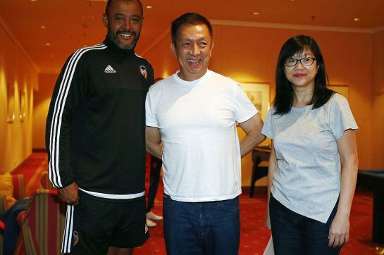 Peter LIm, con Nuno y Layhoon en Austria