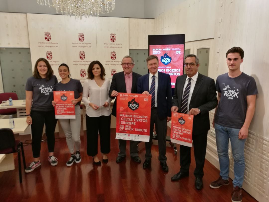 Presentación del Fogorock 2019 esta mañana en la Diputación Provincial