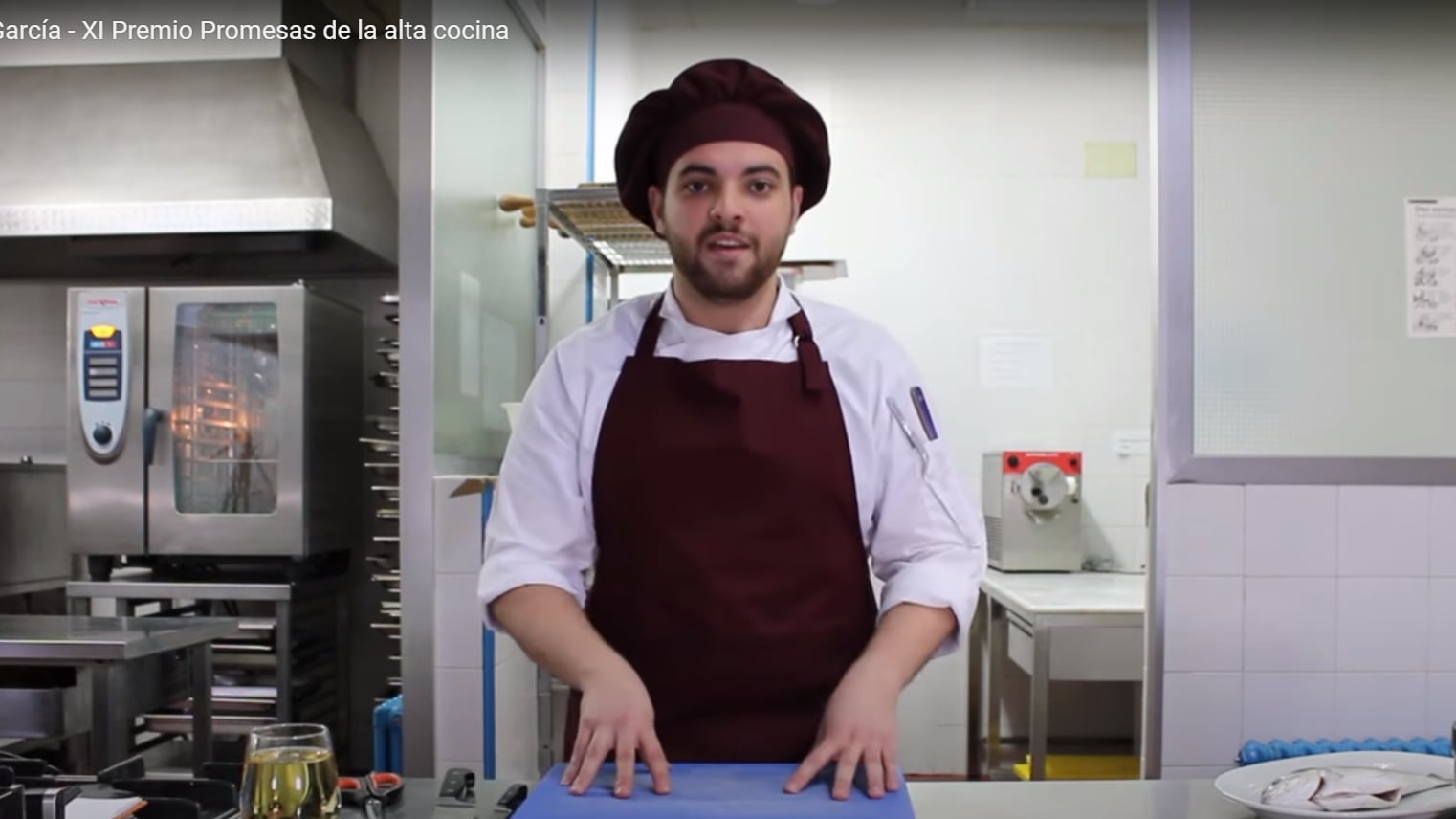 Adrián Ruiz, estudiante de Cocina y Gastronomía