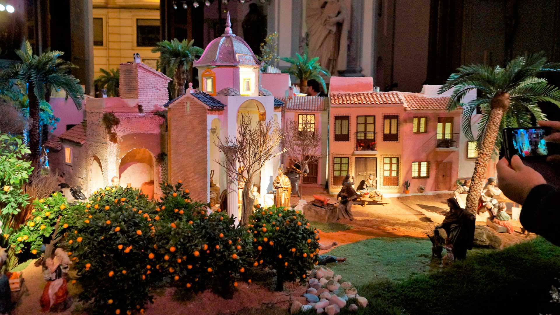 Imagen de archivo de un belén murciano