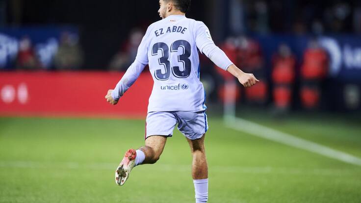 "Abde ha ido evolucionando de una forma vertiginosa hasta el punto de estar en el primer equipo del Barça"