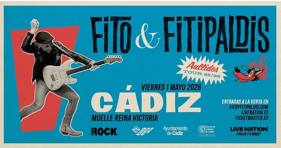 Música del Mar Cádiz inicia su ciclo musical con el lleno de Fito & Fitipaldis este viernes