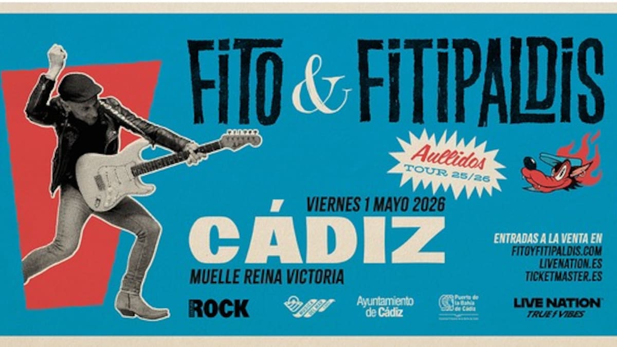 Música del Mar Cádiz inicia su ciclo musical con el lleno de Fito & Fitipaldis este viernes