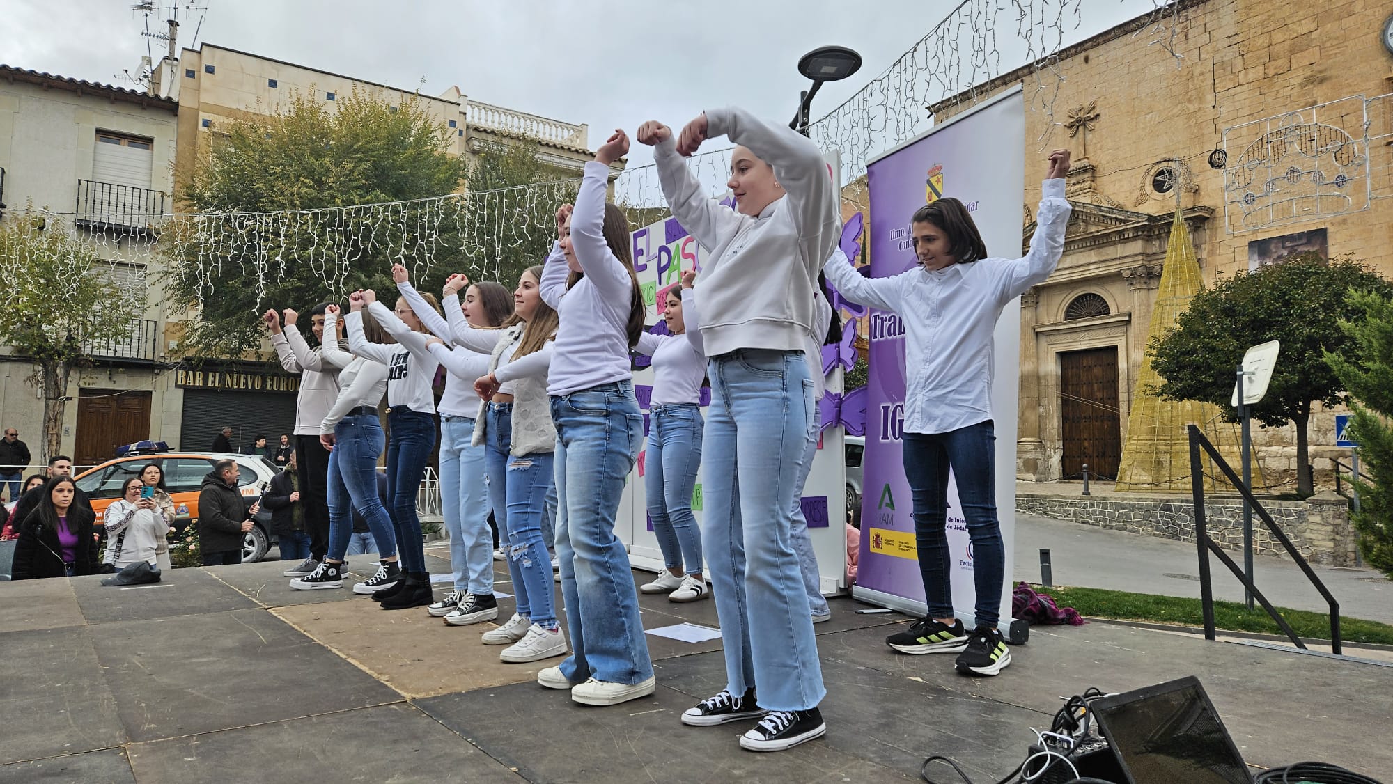 El acto concluía con una coreografía de las/os alumnas/os del CEP &#039;Virgen de Fátima&#039;
