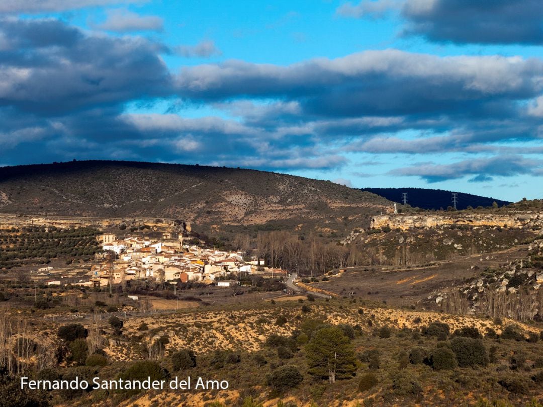 Vista panorámica de Ruguilla, pedanía de Cifuentes.