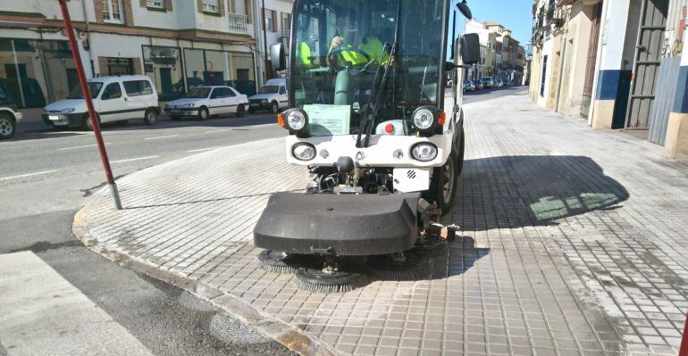 Máquina de limpieza.