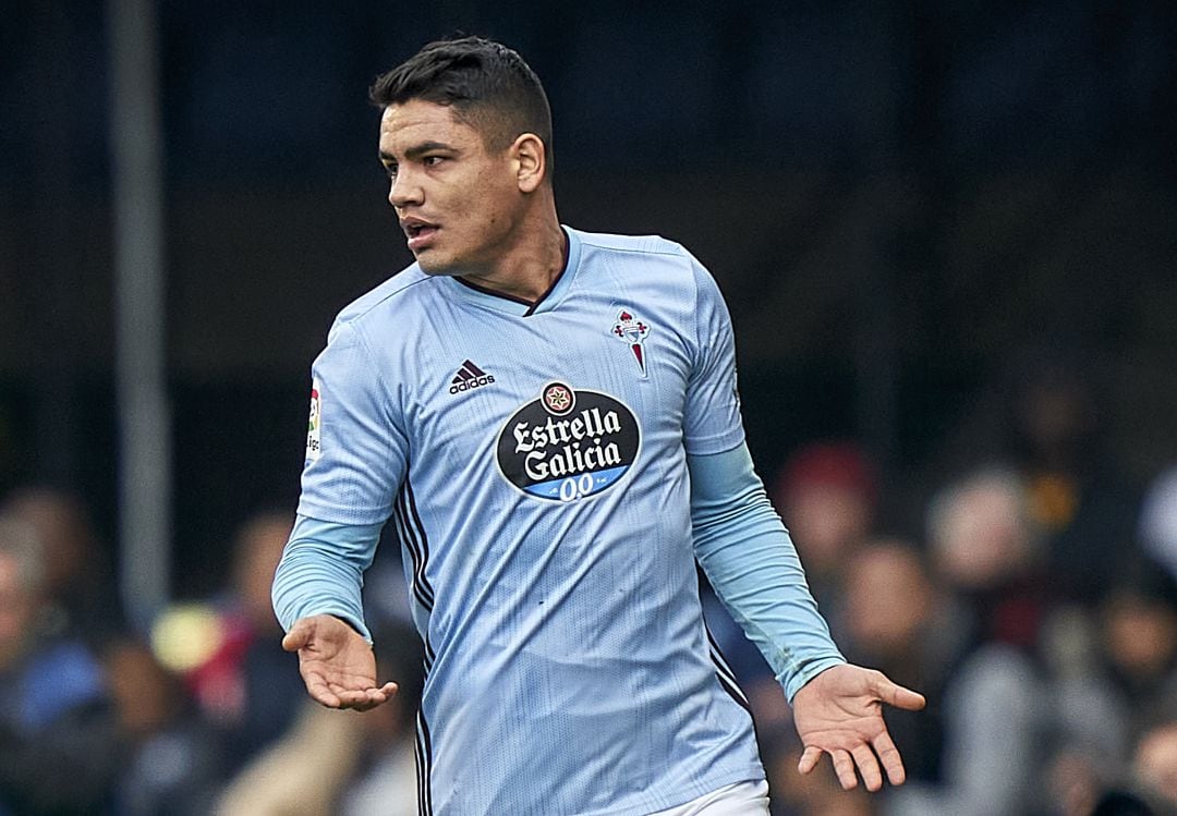  Gabriel &#039;Toro&#039; Fernandez, con la camiseta del Celta