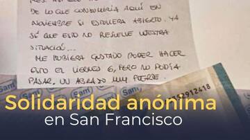 Solidaridad anónima en San Francisco