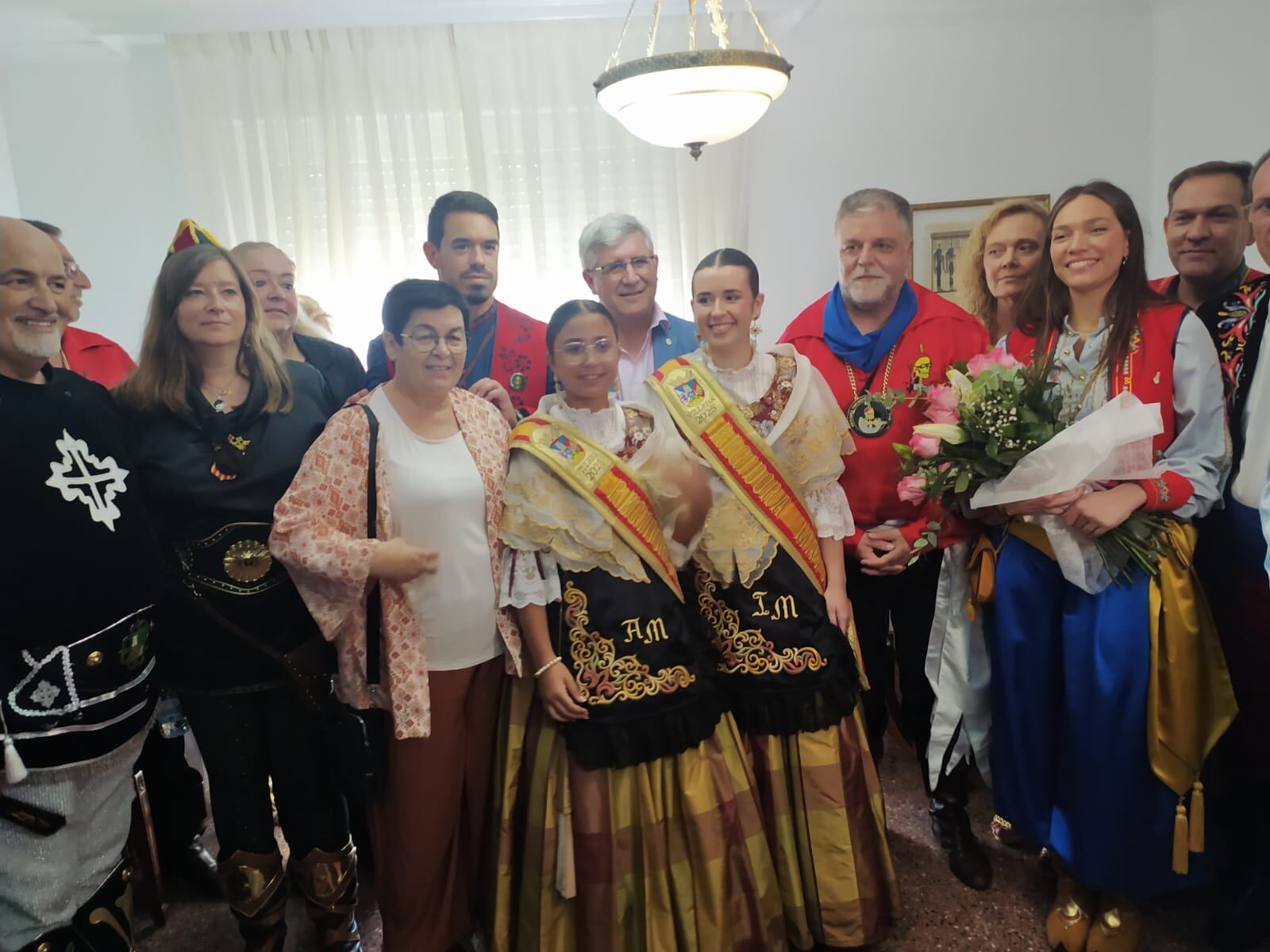 En el domicilio de la nueva regidora mayor