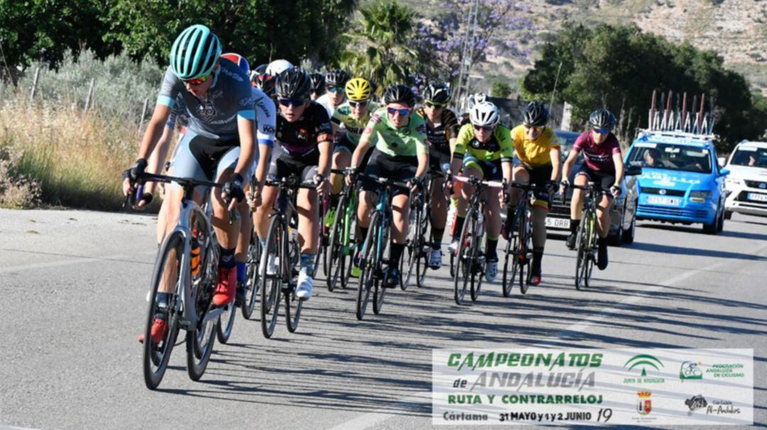 Imagen de la prueba en ruta del campeonato celebrado en Cártama (Málaga) en la edición 2019