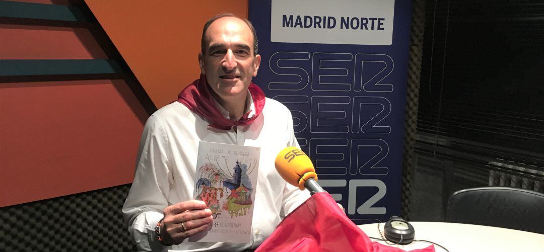 César de la Puebla, alcalde de Algete, en los estudios de SER Madrid Norte