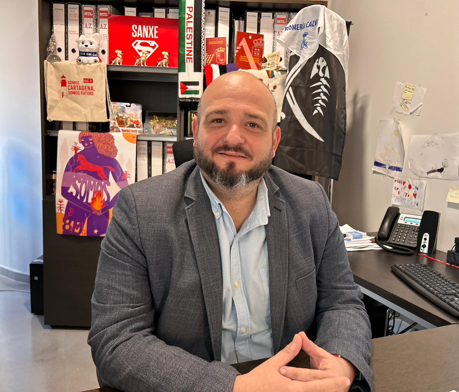 Manuel Torres, portavoz del PSOE en Cartagena