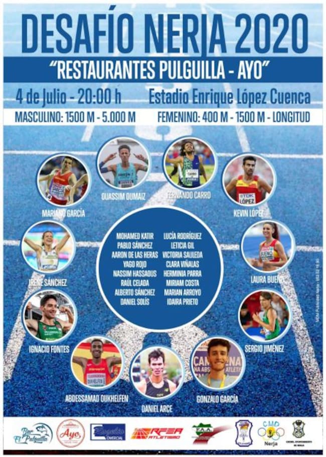 Cartel del "Desafío Nerja 2020"