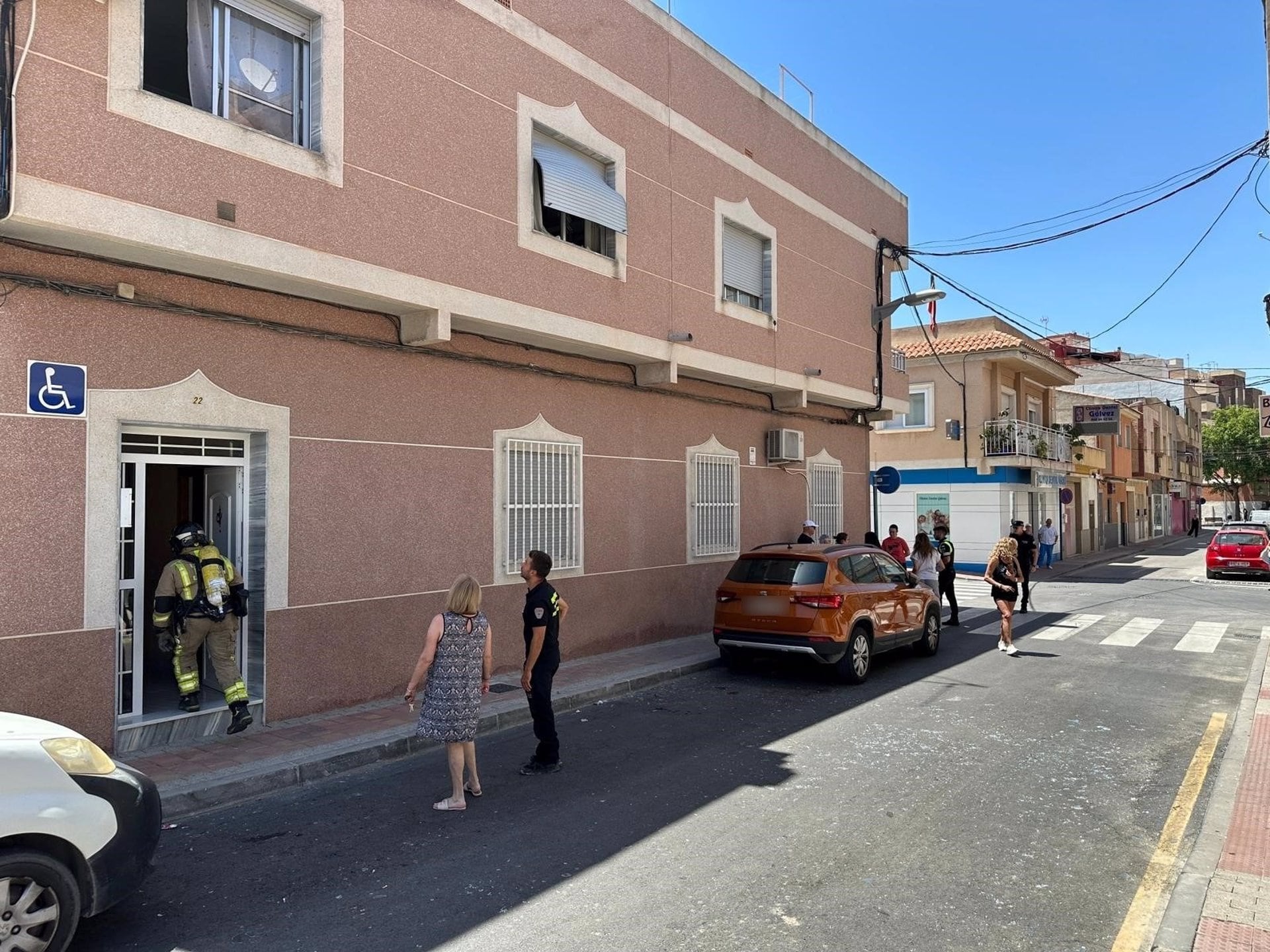 Casa donde ha tenido lugar la explosión