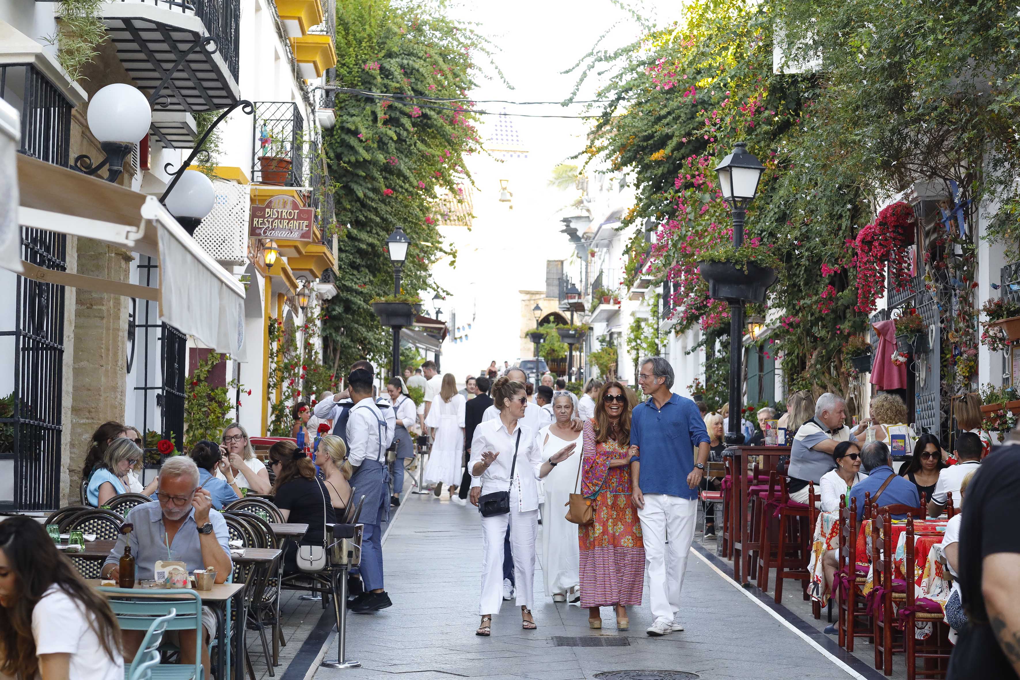 Turistas en Marbella