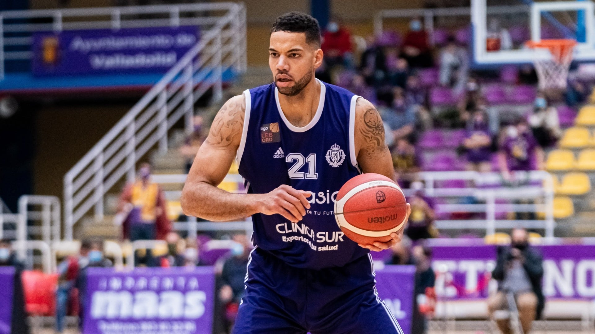 Joey van Zegeren militó en la temporada 2020-21 en el Real Valladolid de LEB Oro. / Foto: Real Valladolid