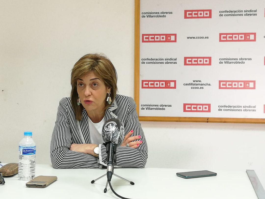 Carmen Juste, Secretaria General de CCOO Albacete