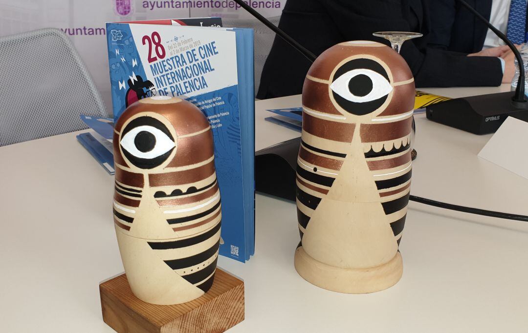 Premio diseñado por el artista palentino &quot;elDimitry&quot; para la Muestra Internacional de Cine de Palencia