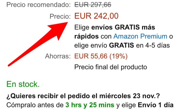 Este monitor Dell de 24 pulgadas tiene un 19% de descuento en Amazon, aunque no es el precio mínimo del artículo.