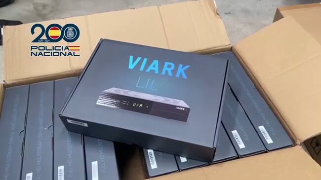 El material incautado por la Policía Nacional en Málaga