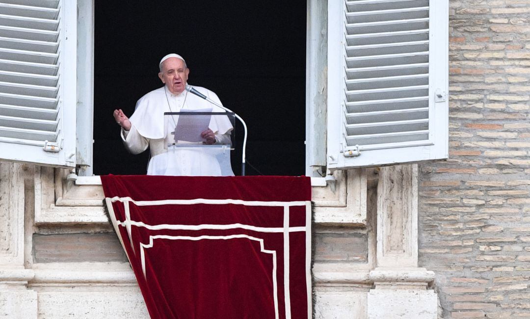 El papa Francisco desde el Vaticano.