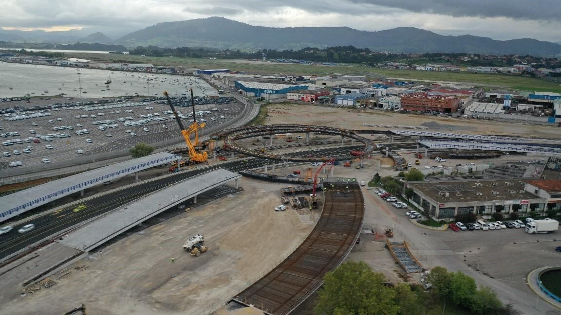 Obras de acceso al Puerto de Raos.