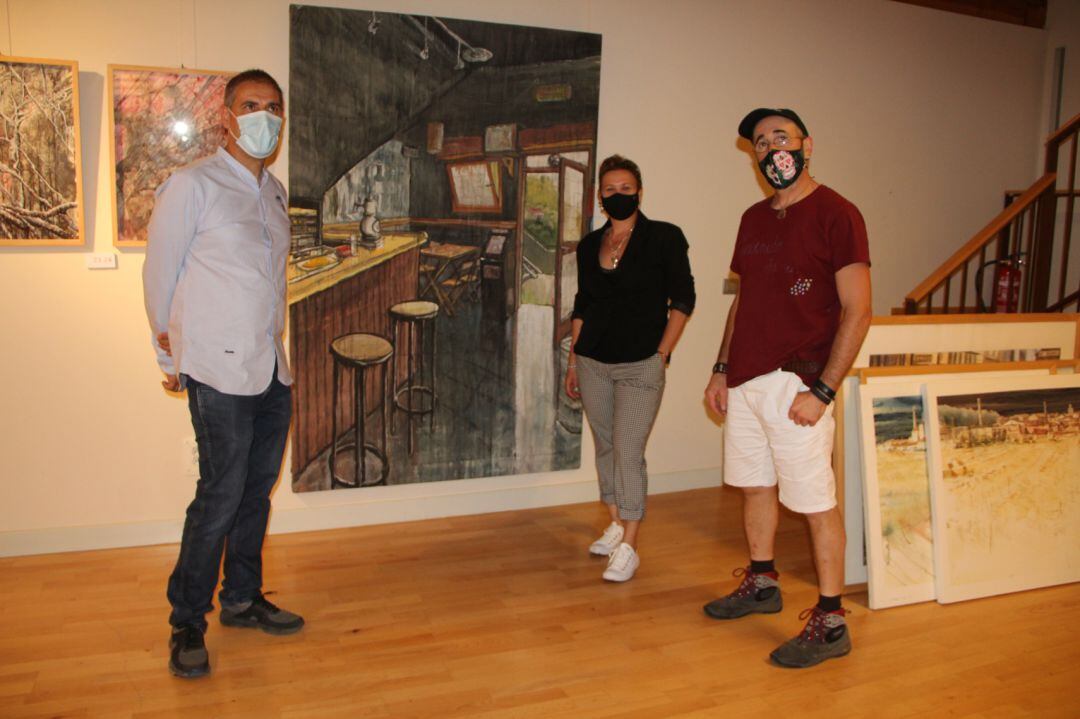 El presidente del Cit, Rubén Salamanca junto a representantes de hostelería y artesanía