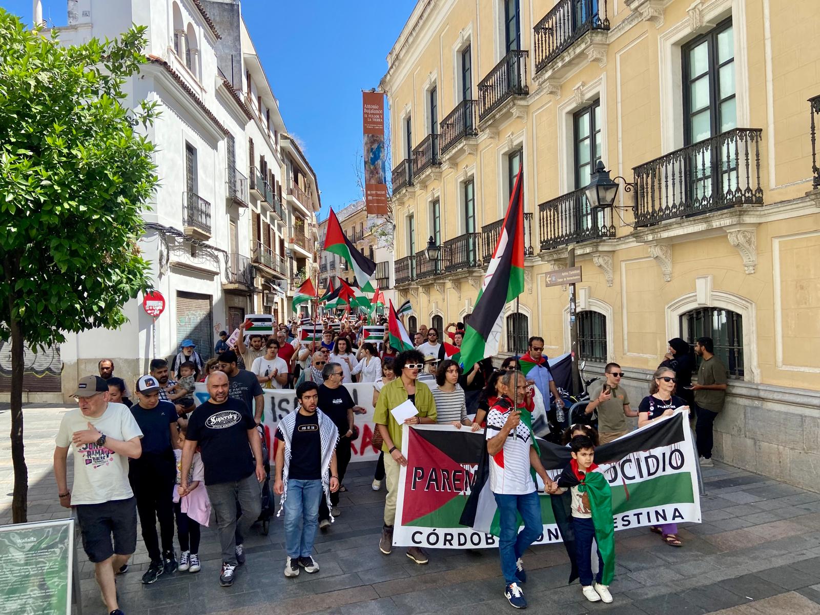 Movilización en solidaridad con Palestina en Córdoba