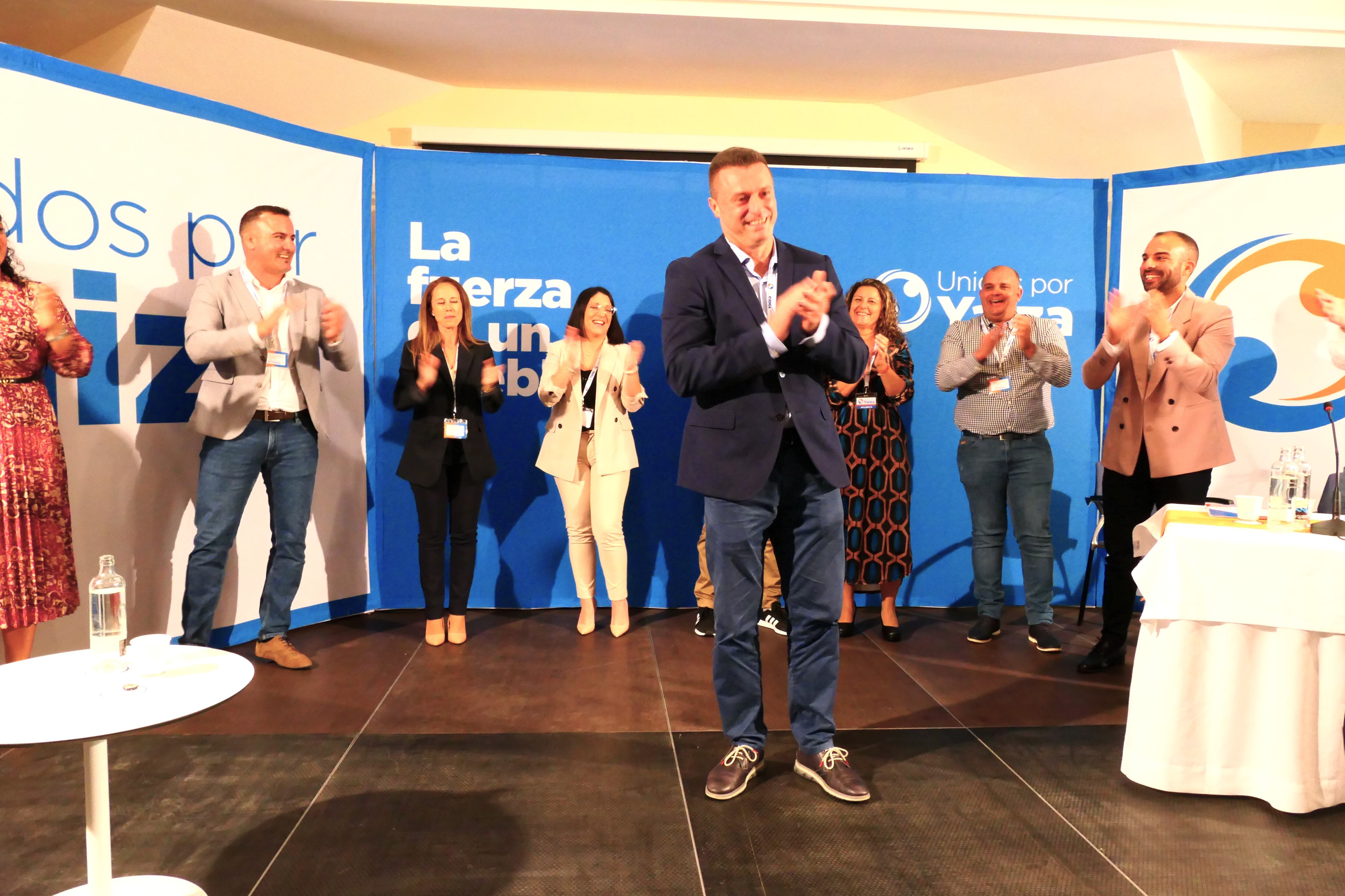 Óscar Noda tras ser elegido presidente de Unidos por Yaiza (UPY).