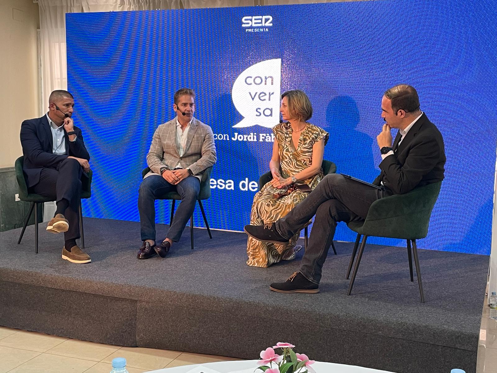 Mesa redonda de &#039;Conversa&#039; Ceuta con Arantxa Campos Gorriño, Karim Bulaix García-Valiño y Alfredo Vega Sánchez