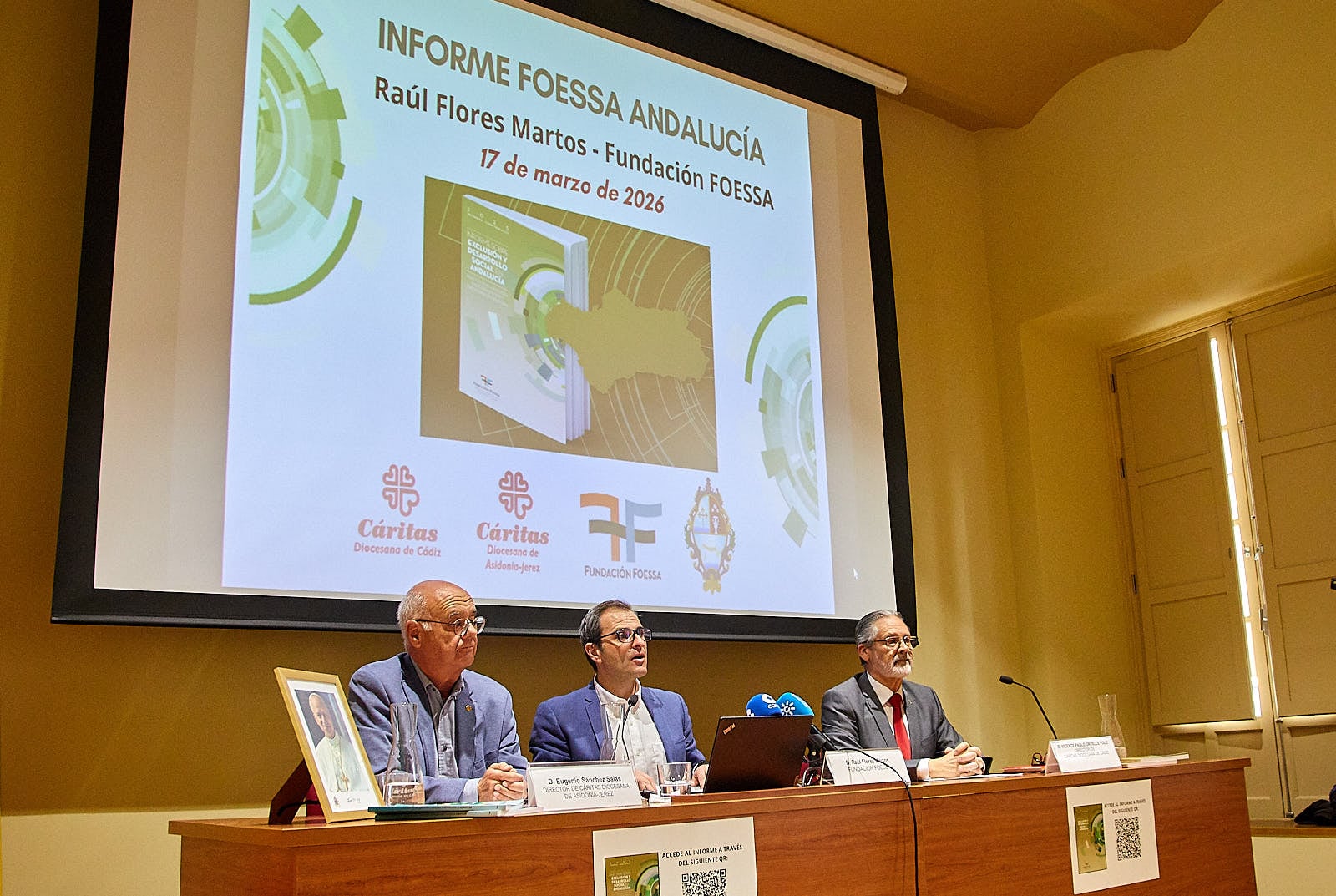 Presentación del Informe Foessa Andalucía. Foto Alejandro Moreno