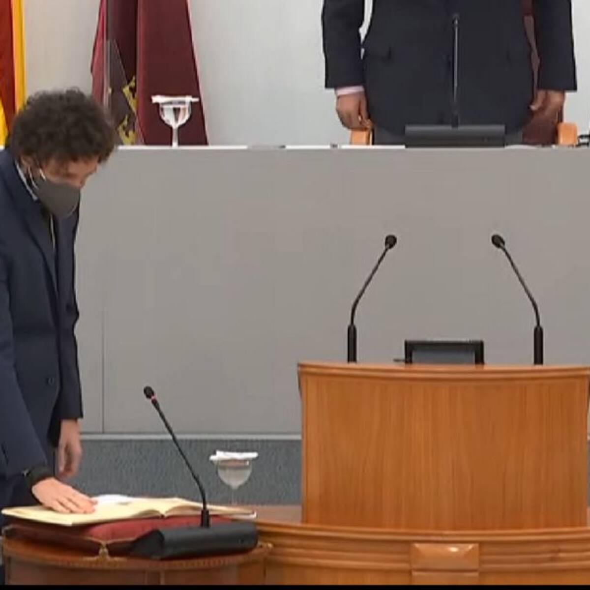 José Antonio Campos toma posesión como diputado de PSOE reemplazando a Conesa