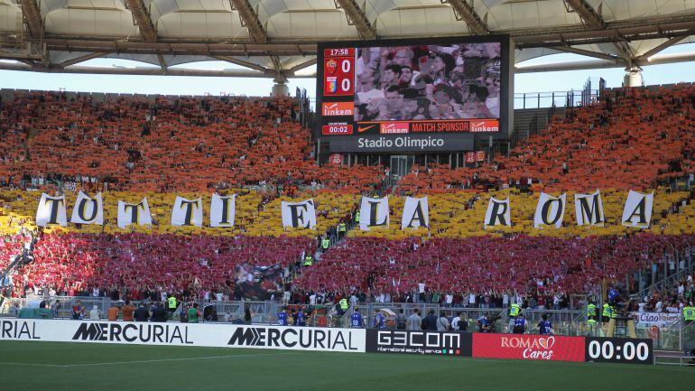 La frase con la que recibió el Olímpico de Roma a Francesco Totti