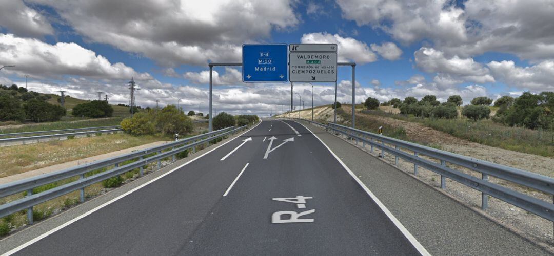 Radial 4 a su paso por Valdemoro