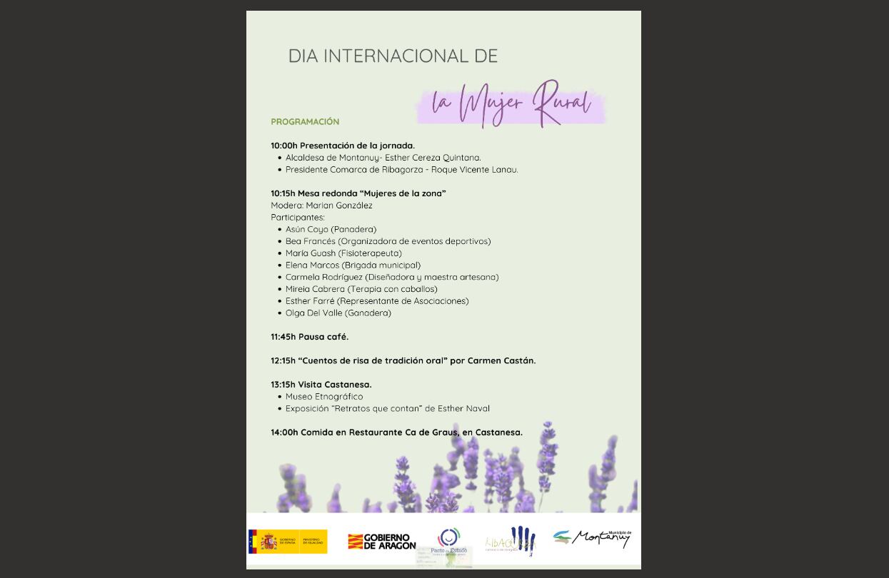 Programa del Día de la Mujer Rural en Castanesa