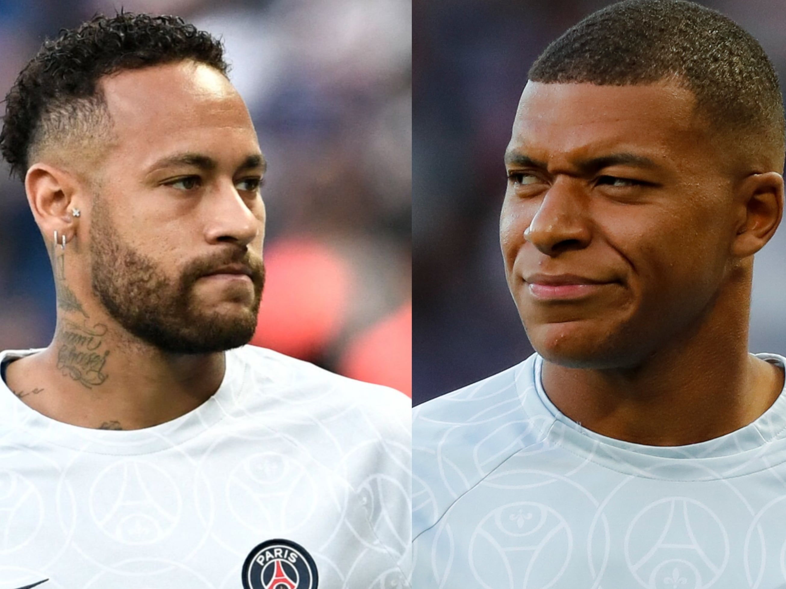 Neymar y Mbappé