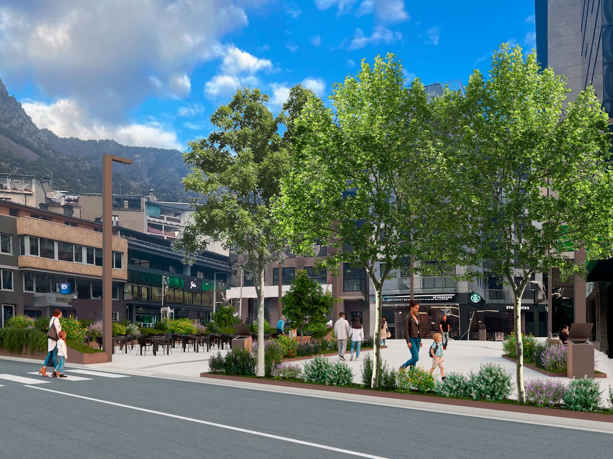 Les obres de reforma de la plaça Rebés duraran quatre mesos i es reordenarà la circulació