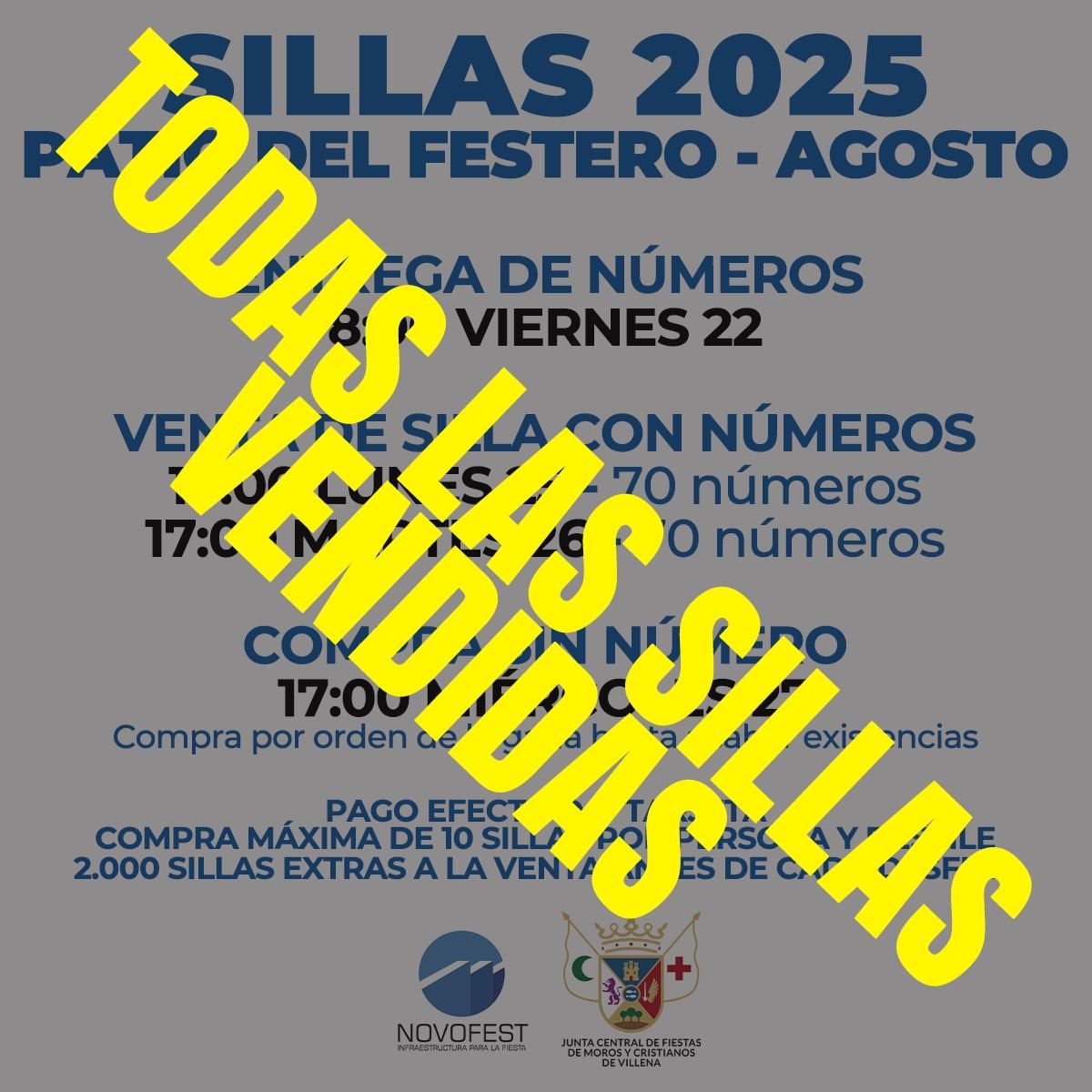 Comunicado de la Junta Central de fiestas